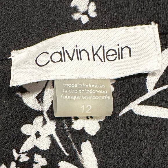 Calvin Klein Floral Printed Midi Shirt Dress - Picture 9 of 10